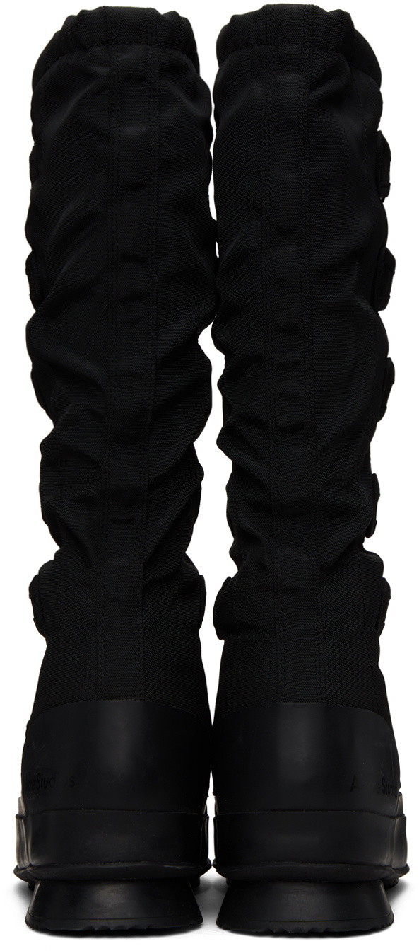 Acne Studios Black Lace-Up Boots Acne Studios