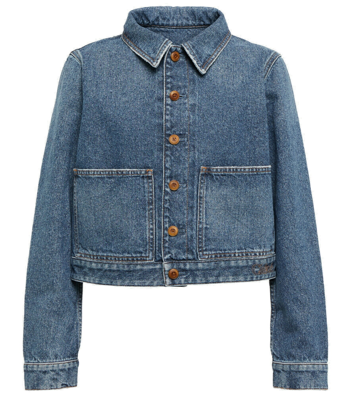 Chloe - Cropped denim jacket Chloe