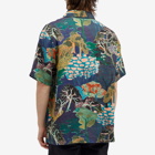 Folk Men's Patterned Vacation Shirt END EXCLUSIVE in Forest Print