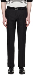 Dolce&Gabbana Black Creased Trousers