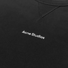 Acne Studios Men's Fin Stamp Crew Sweat in Black