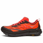 HOKA ONE ONE Men's Mafate Speed 4 Lite Sneaker in Neon Flame/Black