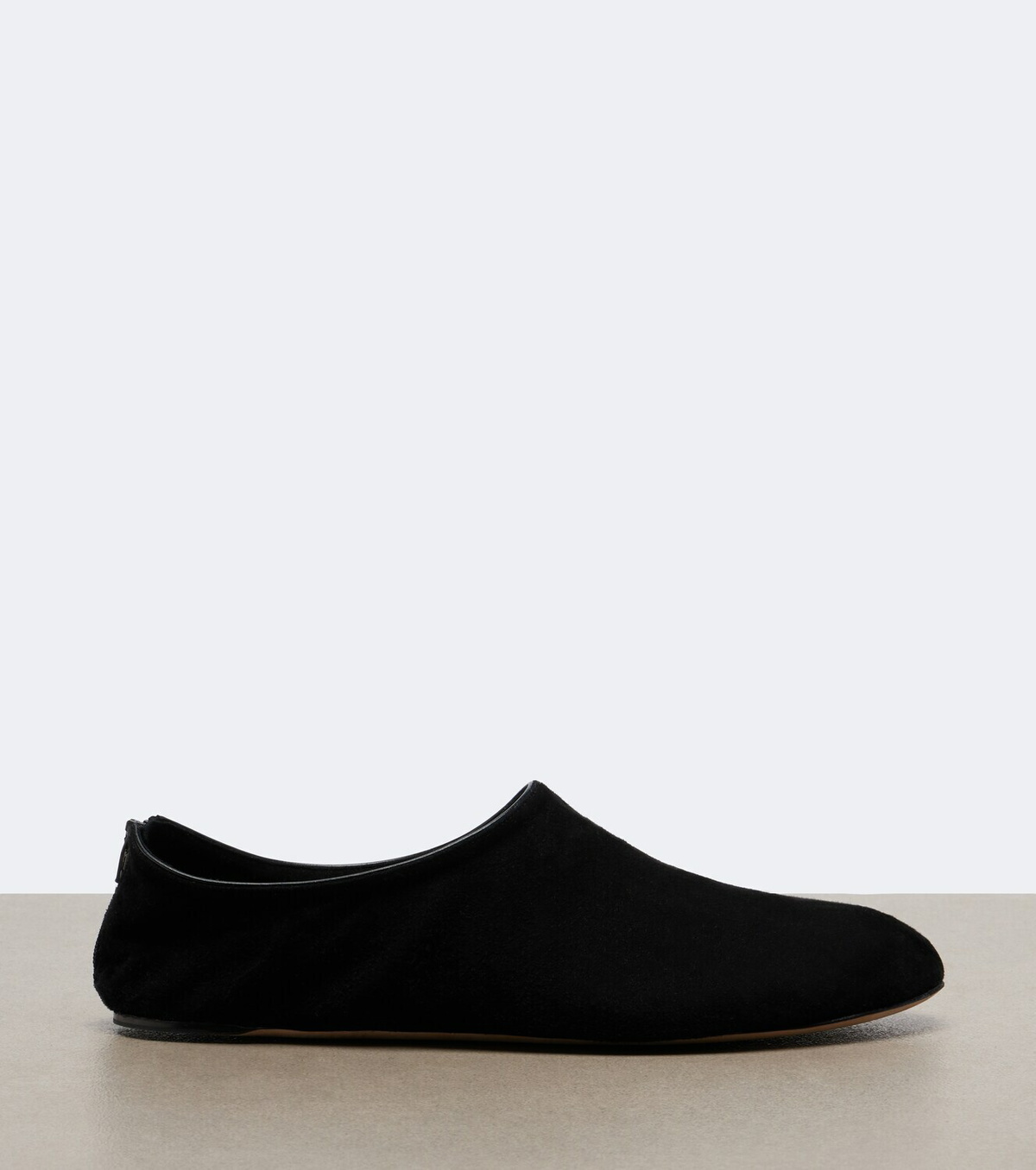 The Row Stellene suede slip-on shoes