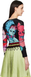 Chopova Lowena Multicolor Sweeties Fitted Mesh Top