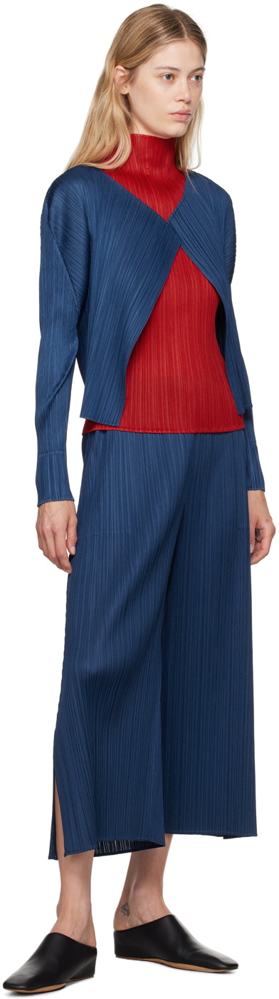 PLEATS PLEASE ISSEY MIYAKE Red New Colorful Basics 3 Tank PLEATS PLEASE ISSEY MIYAKE Red New Colorful Basics 3 Tank
