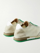 The Row - Owen Suede-Trimmed Mesh Sneakers - Neutrals