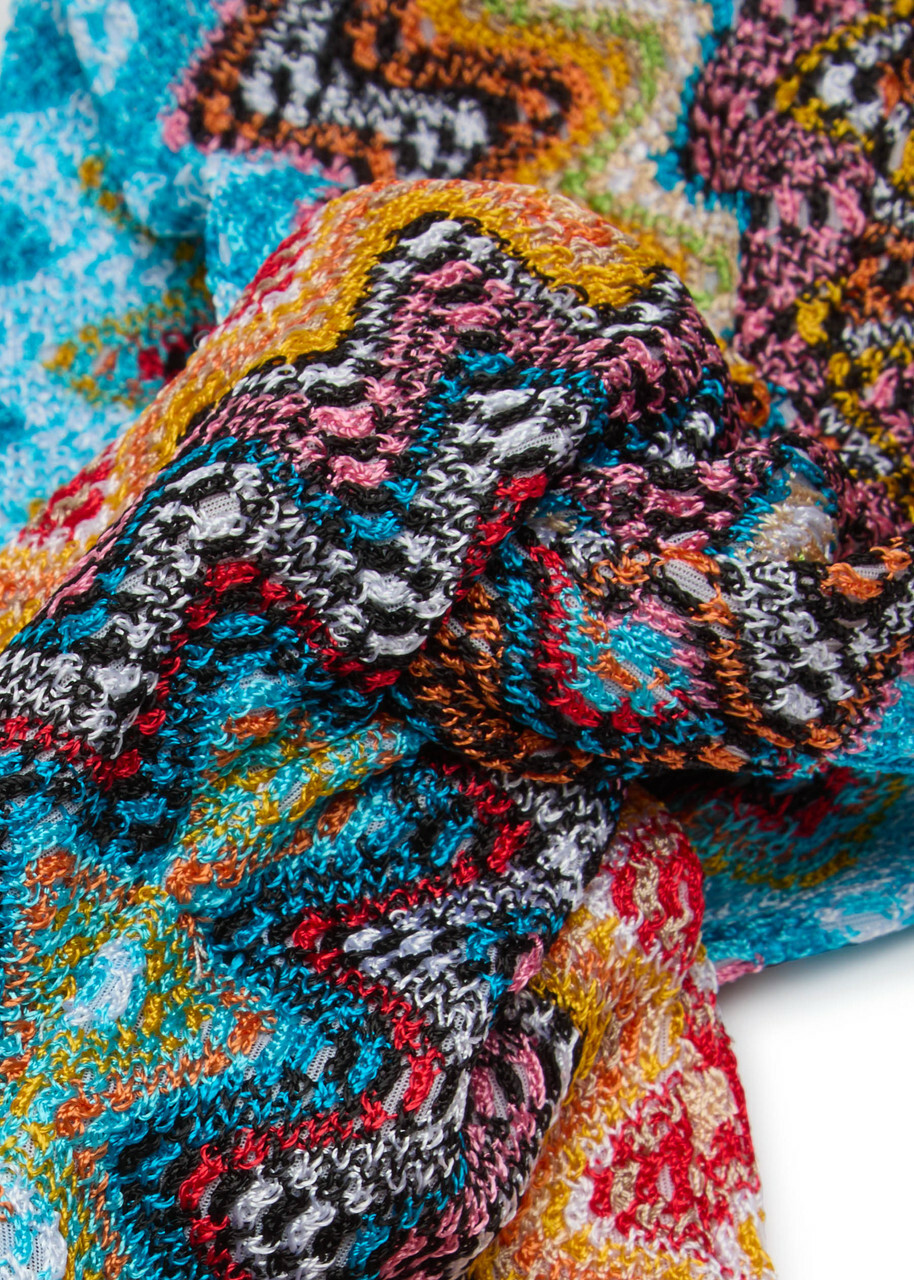 Missoni Zigzag-intarsia Knitted Headband - Multicoloured - One Size