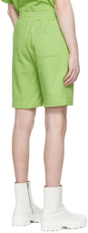 Helmut Lang Green Cotton Shorts