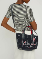 Christian Louboutin Cabata Mini Canvas Tote - Navy - One Size