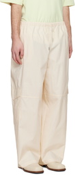 Maison Kitsuné Off-White Oversize Cargo Pants
