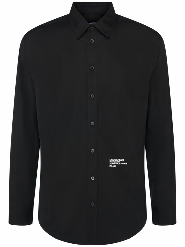 Photo: DSQUARED2 D2 Headquarter Dropped Shoulder Shirt