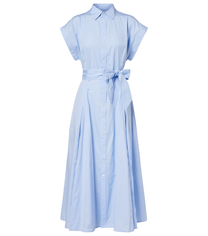 Photo: Polo Ralph Lauren Bengal stripe cotton shirt dress