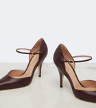 Gianvito Rossi Sofia D'Orsay leather pumps