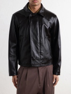 SAGE NATION - Glossed-Leather Jacket - Black