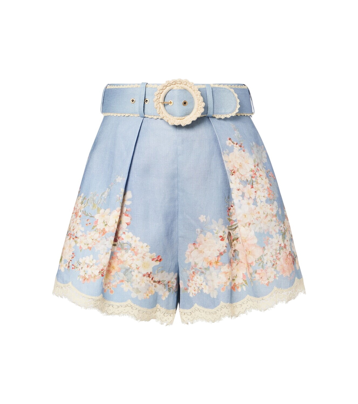 Zimmermann Wylie fringed cotton terry shorts Zimmermann
