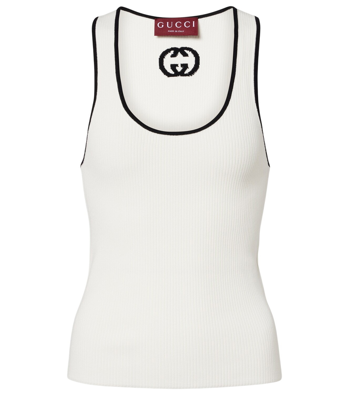 Gucci Black Crystal G Tank Top Gucci