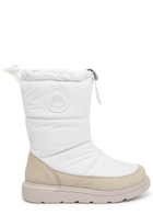 Canada Goose Cypress Quilted Nylon Ankle Boots White