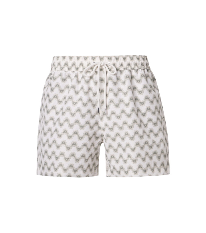 Photo: Frescobol Carioca Rio printed swim trunks