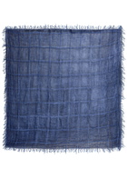 Eileen Fisher Maltino Linen-blend Scarf - Blue - One Size