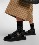 Gucci Moritz GG leather sandals