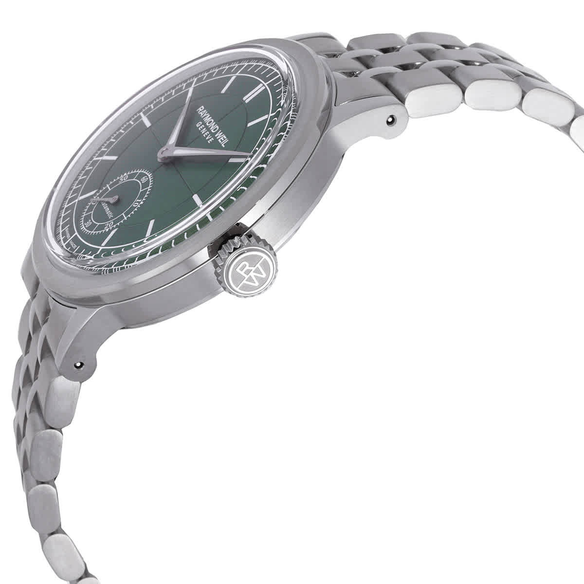 Raymond Weil Millesime Automatic Green Dial Mens Watch 2930-ST-52001