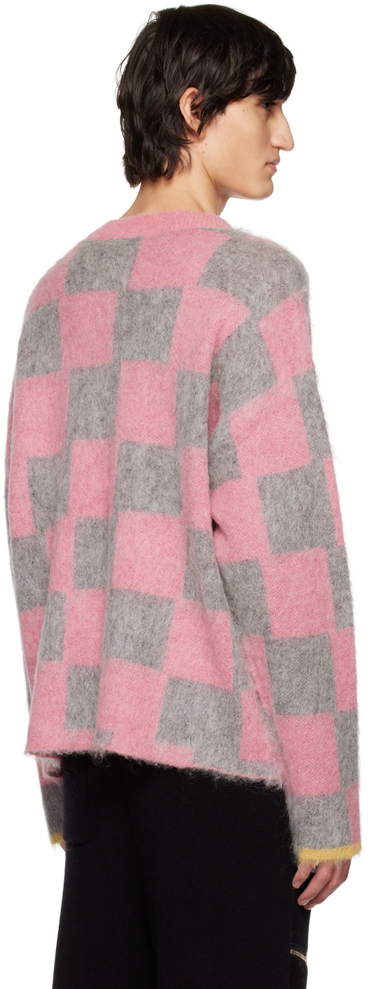 ZANKOV Pink & Gray Rudy Sweater