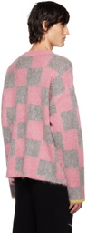 ZANKOV Pink & Gray Rudy Sweater