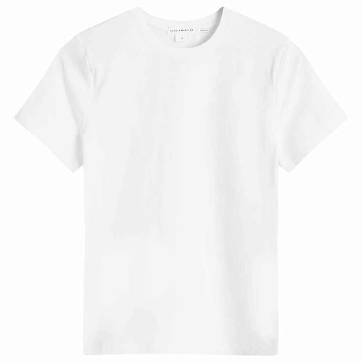 Photo: Good American Women's Baby T-Shirt in White