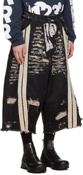 Rivington Roi Rebis Black Heiro Denim Shorts