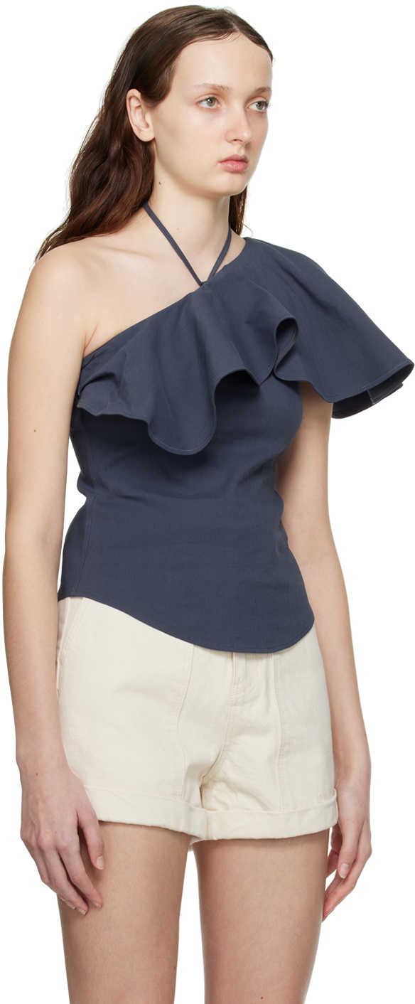 Recto Blue Summer Night Tank Top