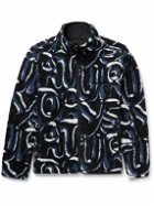 Saturdays NYC - Spencer Reversible Printed Polar Fleece and Shell Jacket - Blue