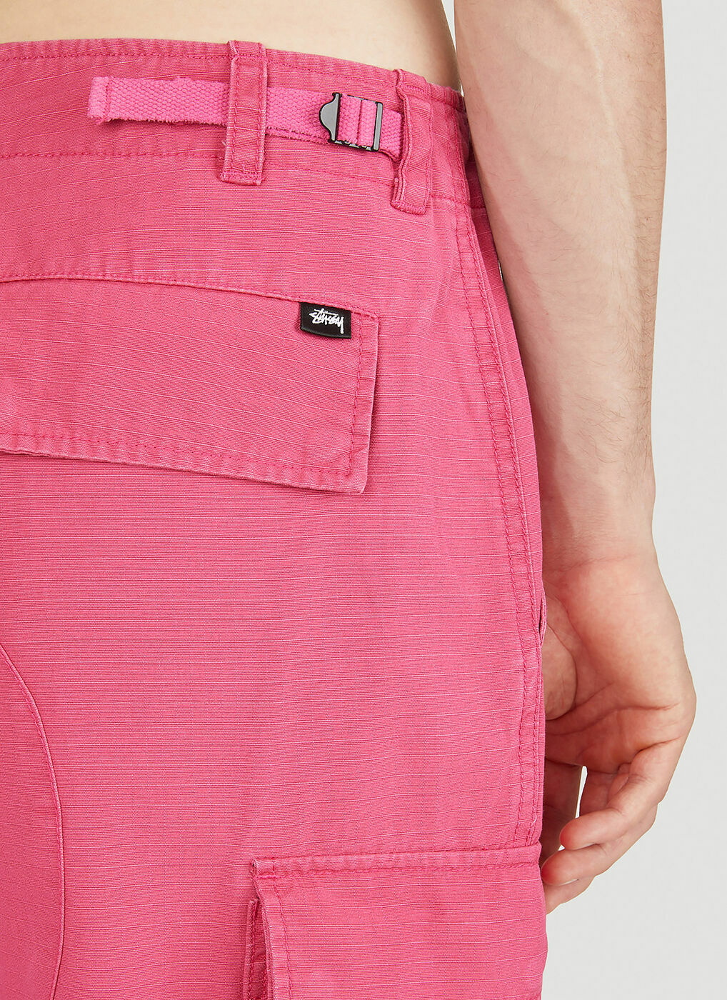 Surplus Cargo Pants in Pink Stussy
