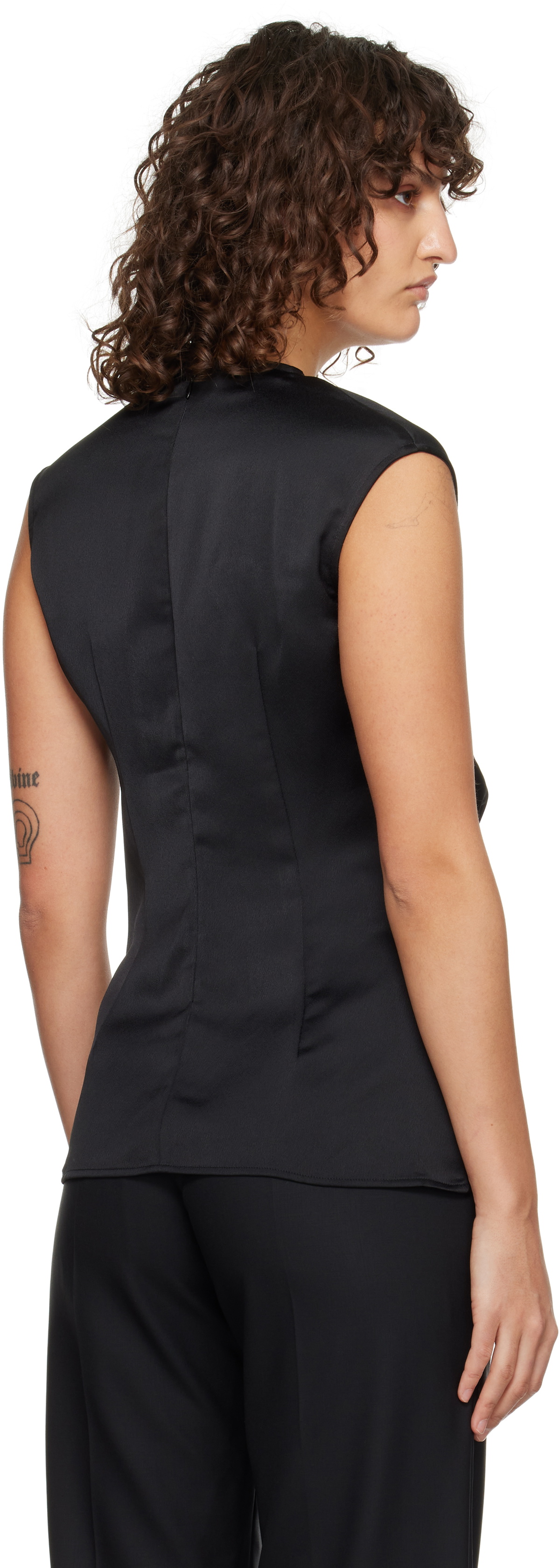 Beaufille Black Bourdin Blouse