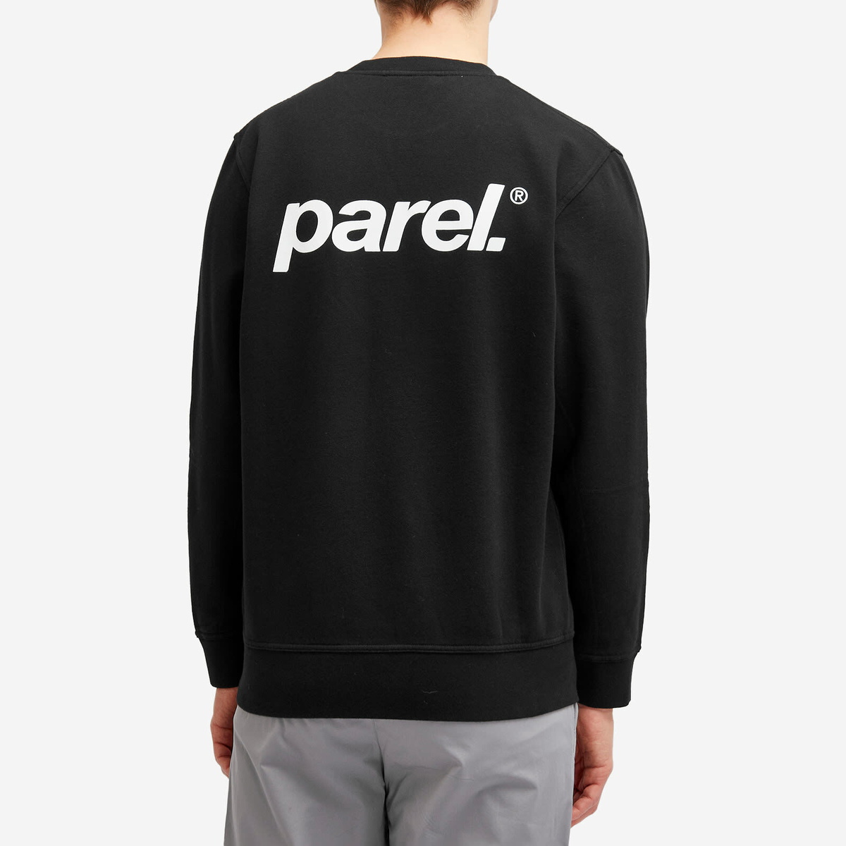 Parel Studios Men's BP Logo Crewneck Sweatshirt in Black