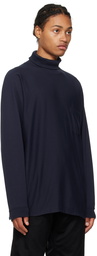 nanamica Navy Oversized Turtleneck