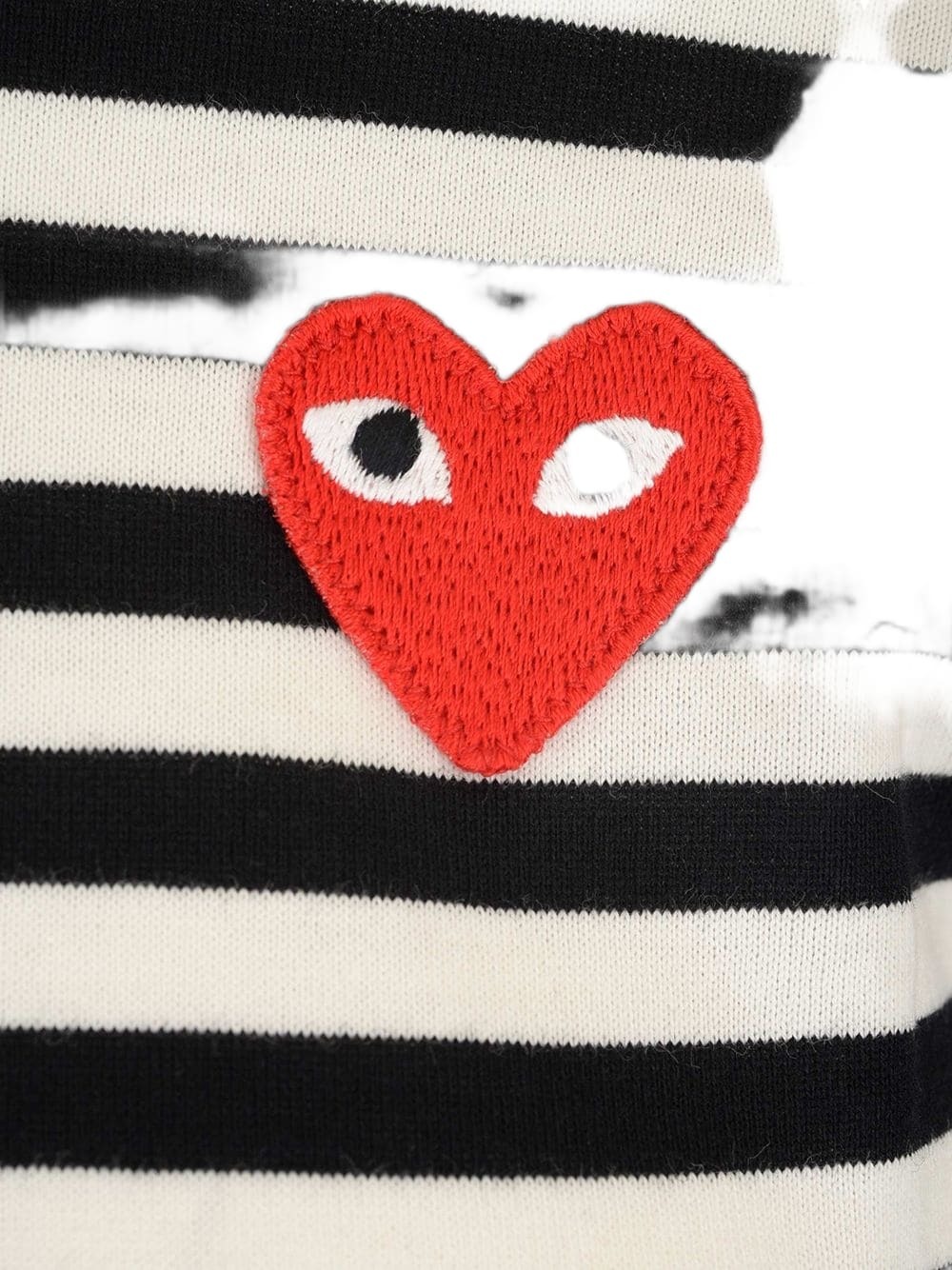 Comme des Garçons Play Striped T-shirt