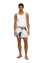Diesel Boxer shorts with graphic print - Boxer Woven Mens in White