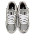 New Balance Grey US Made 990 V5 Sneakers