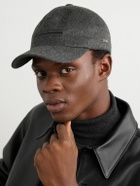 Zegna - Logo-Appliquéd Oasi Cashmere Baseball Cap - Gray