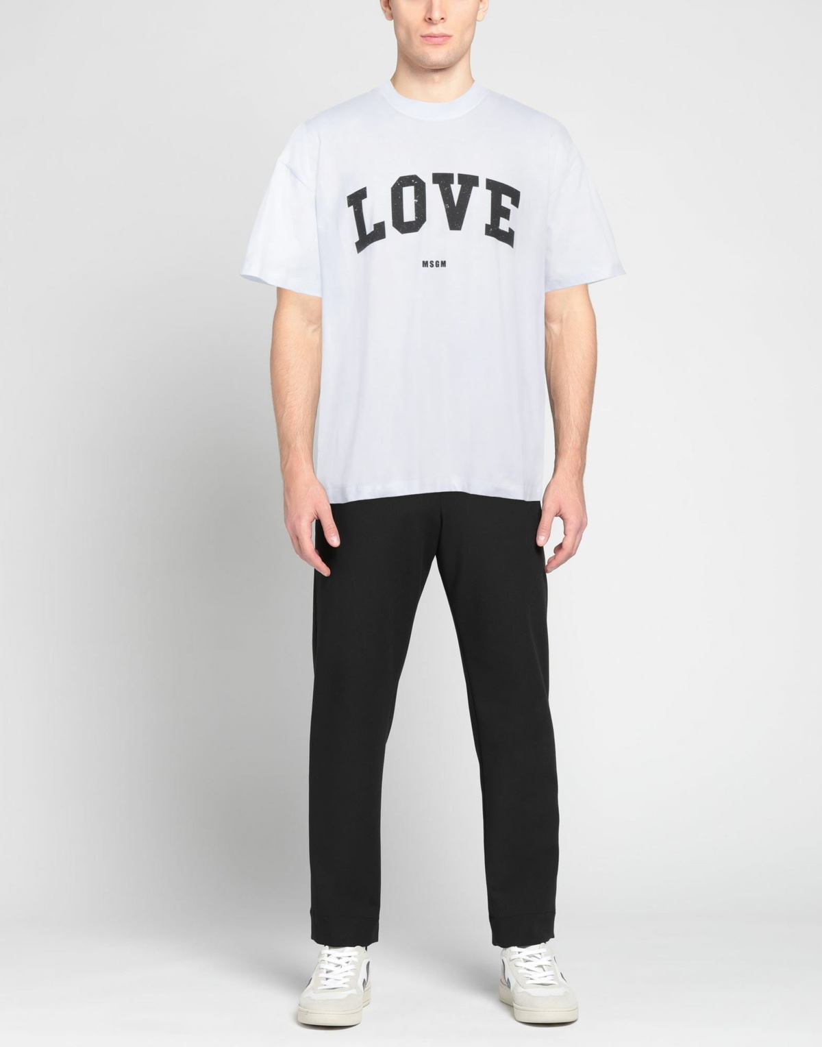 Msgm Mens T-shirt in White
