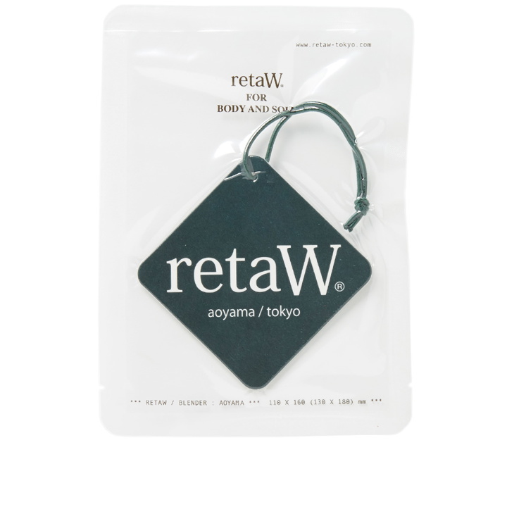 Photo: retaW Fragrance Car Tag