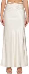 Anna October Off-White Simonett Maxi Skirt