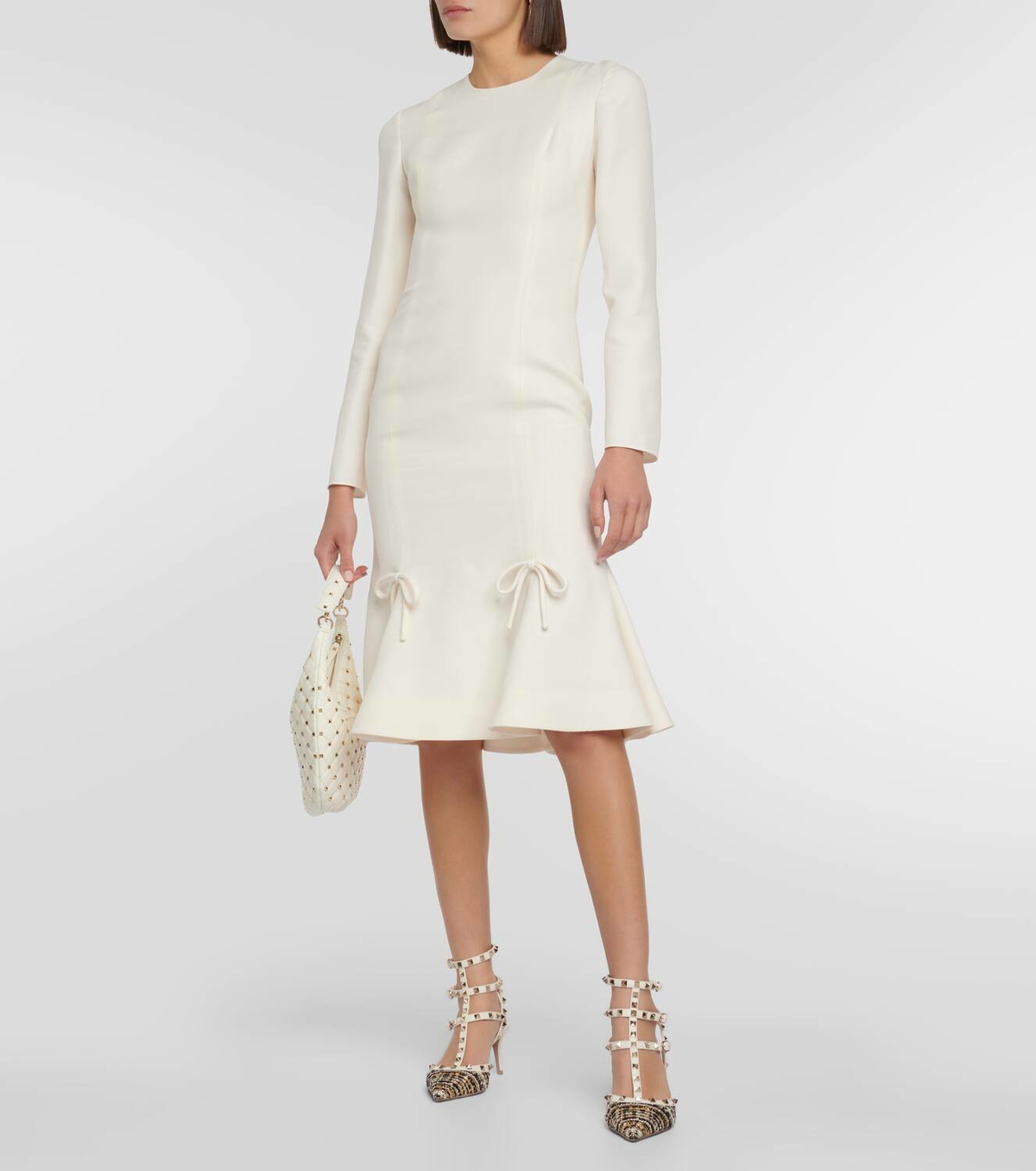 Valentino Crêpe midi dress Valentino