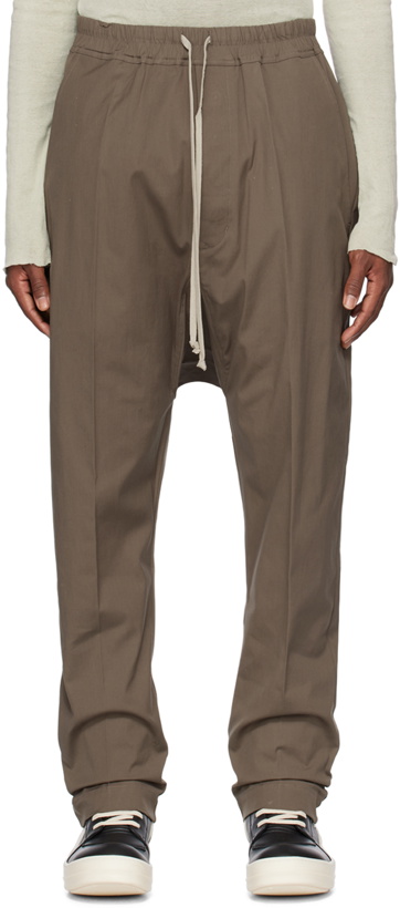 Photo: Rick Owens Tan Drawstring Trousers