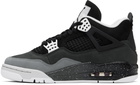 Nike Jordan Black & Gray Air Jordan 4 Sneakers