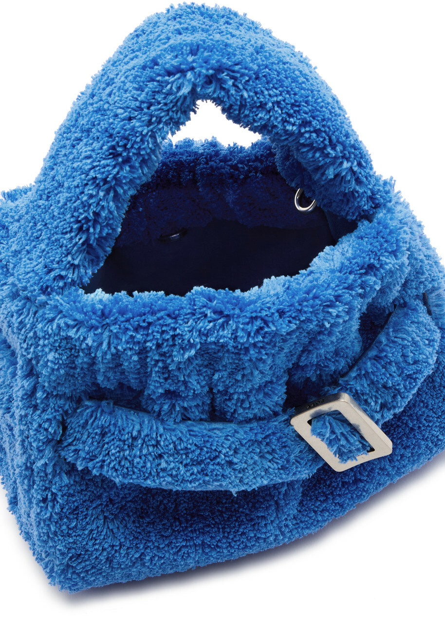 Boyy Scrunchy 2 Terry top Handle bag - Blue - One Size