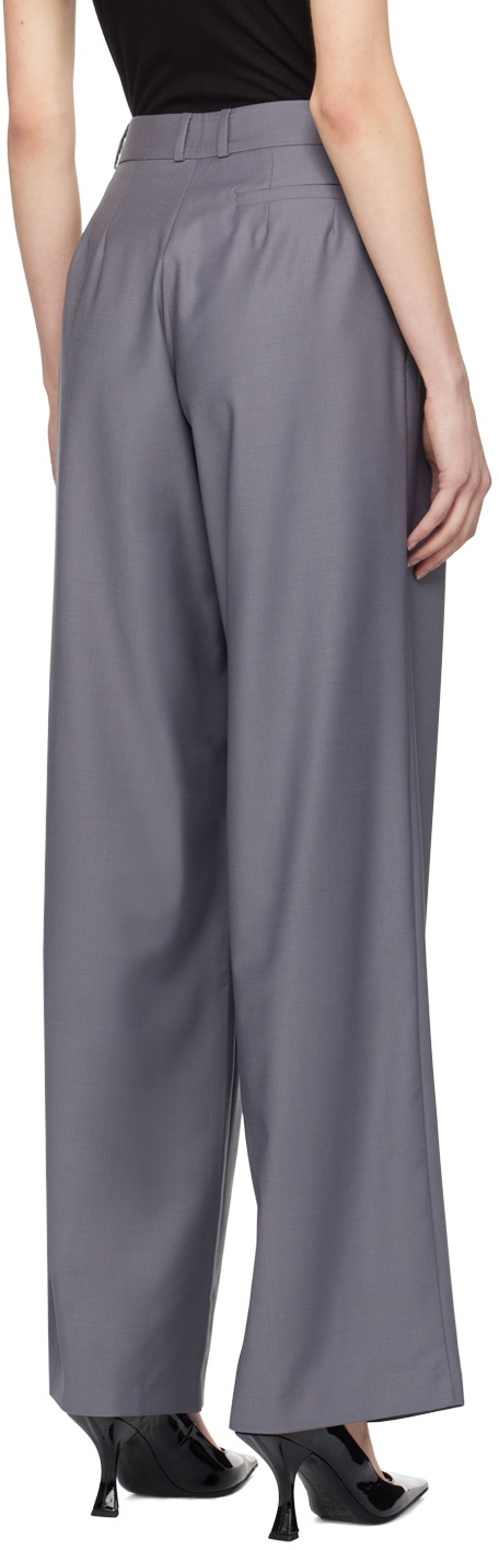 The Frankie Shop Gray Ripley Trousers The Frankie Shop