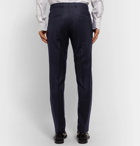 Hugo Boss - Navy Slim-Fit Virgin Wool Suit Trousers - Blue