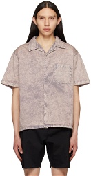 Les Tien Taupe Washed Shirt