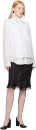Comme des Garçons Homme Plus White Broad Shirt